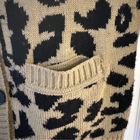 Animal Print Cardigan Sweater 🐆 - Picture 6 of 14